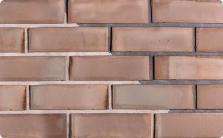 smooth brown glazed brick, coated brick, perforated brick